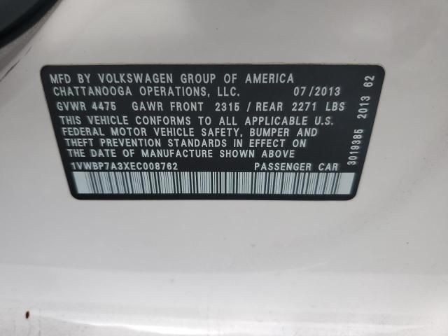 2014 Volkswagen Passat SE