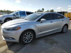 Salvage cars for sale from Copart Fresno, CA: 2017 Ford Fusion se Phev