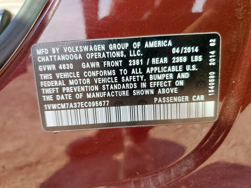 2014 Volkswagen Passat SEL