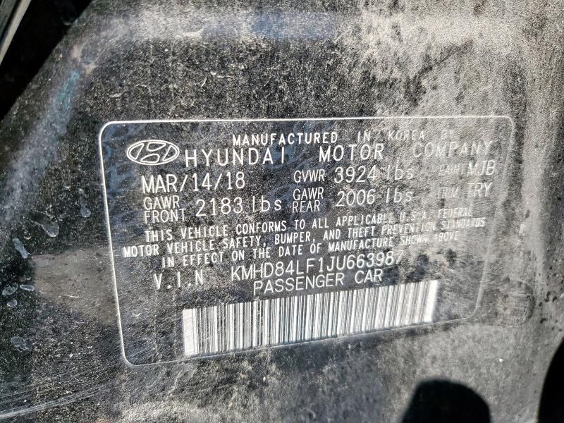 2018 Hyundai Elantra SEL