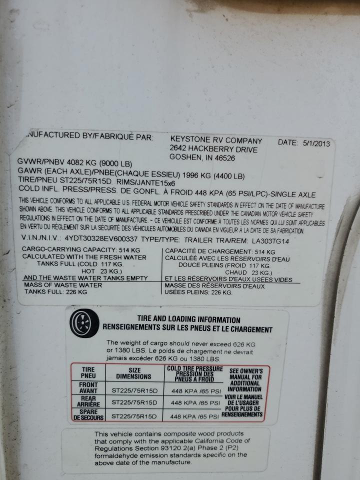 2014 Keystone Laredo
