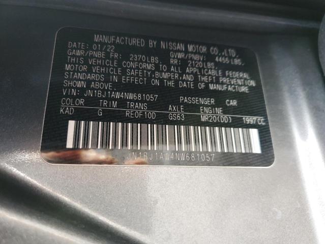 2022 Niss An Rogue Sport s