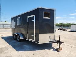 Salvage trucks for sale at New Orleans, LA auction: 2022 Highland Ridge 2022 High 16' Trlr-Enclosed Cargo Trailer