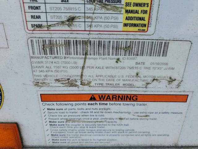 2006 Interstate Enclosed Cargo Trailer