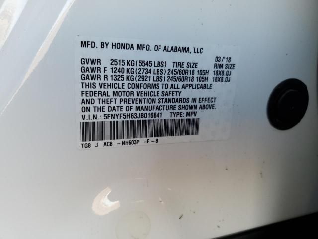 2018 Honda Pilot EXL