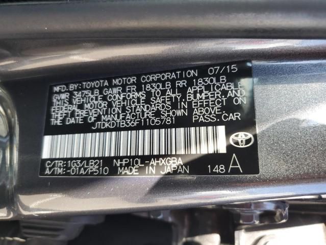 2015 Toyota Prius C