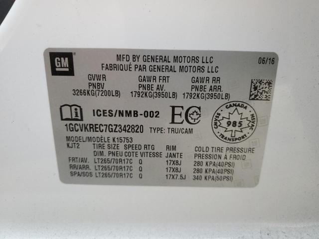 2016 Chevrolet Silverado K1500 LT