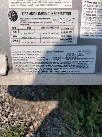 2013 Interstate West ILRD714TA2 Enclosed Cargo Trailer