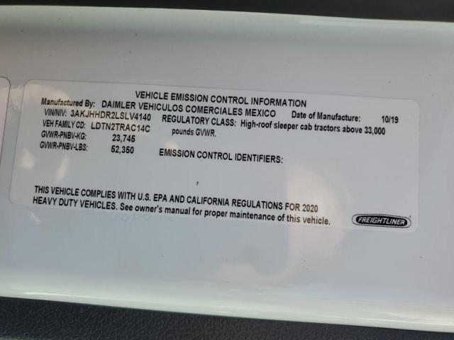 2020 Freightliner Cascadia 126 Semi Truck