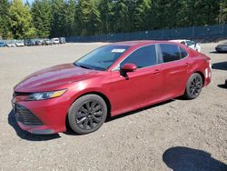 Salvage cars for sale from Copart Graham, WA: 2018 Toyota Camry L