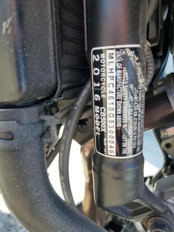 2016 Honda CB500 X