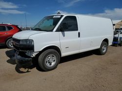 Salvage trucks for sale at Brighton, CO auction: 2021 Chevrolet Express G2500