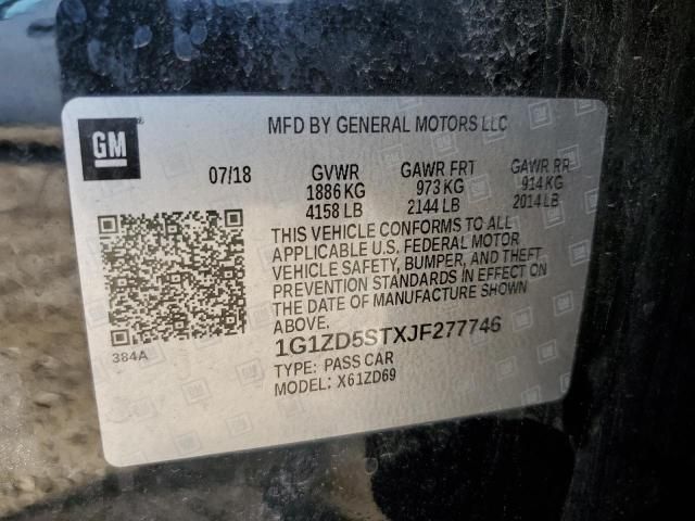 2018 Chevrolet Malibu lt