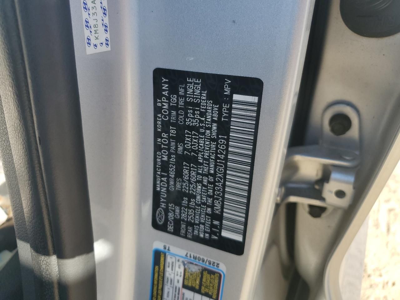 2016 Hyundai Tucson Limited