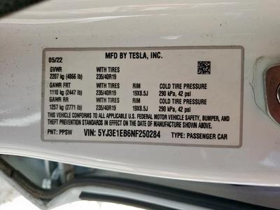 2022 Tesla Model 3