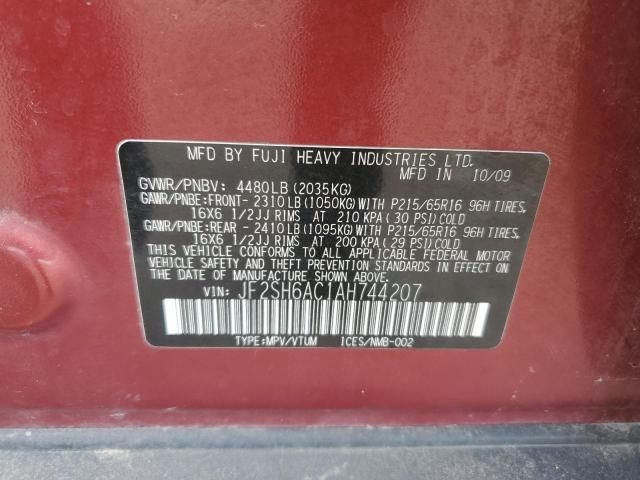 2010 Subaru Forester 2.5X
