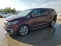 KIA Sedona salvage cars for sale: 2016 KIA Sedona SXL