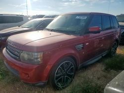 Land Rover salvage cars for sale: 2013 Land Rover Range Rover Sport HSE Luxury