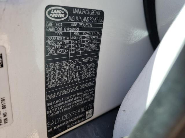 2025 Land Rover Range Rover Velar s