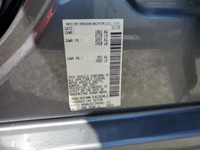 2021 Nissan Altima sv