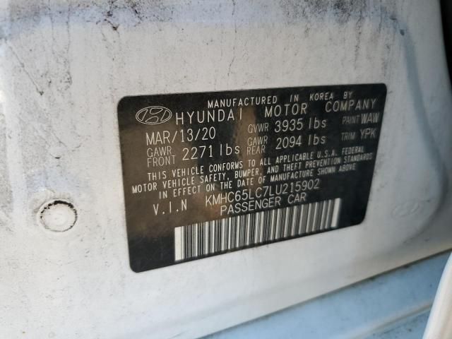 2020 Hyundai Ioniq Blue