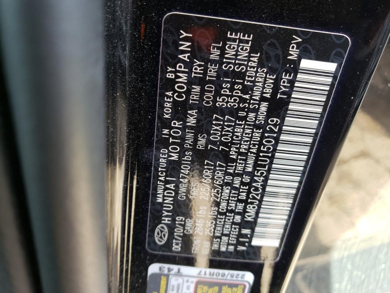 2020 Hyundai Tucson se