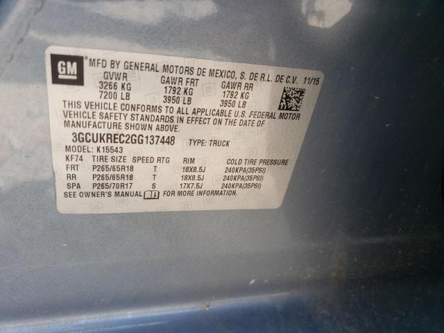 2016 Chevrolet Silverado K1500 LT