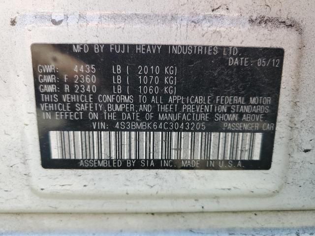 2012 Subaru Legacy 2.5I Limited