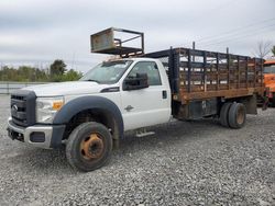 Salvage trucks for sale at Leroy, NY auction: 2014 Ford F550 Super Duty