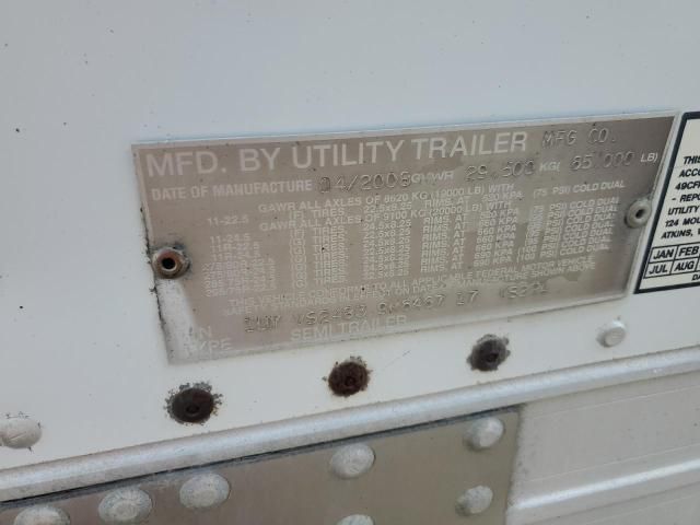 2009 Utility VS2RA Refrigerated Van Trailer