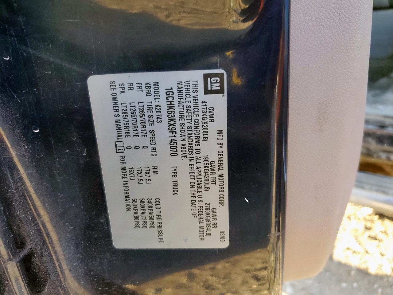 2009 Chev Rolet Silverado K2500 Heavy Duty LTZ