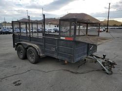 Salvage trucks for sale at Colton, CA auction: 2011 Texas Bragg DG61LS Utility Trailer