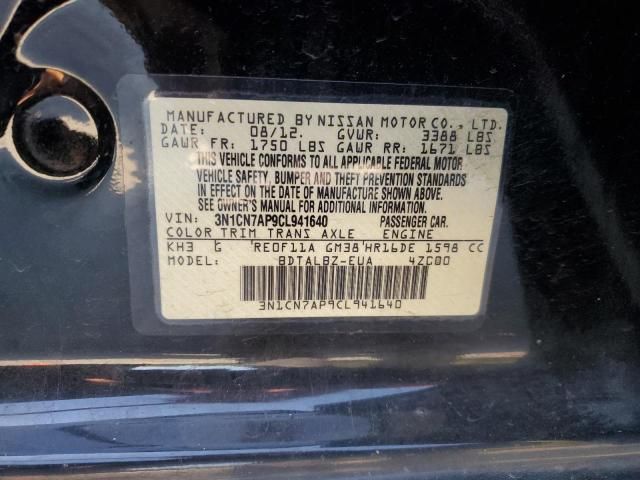 2012 Nissan Versa S