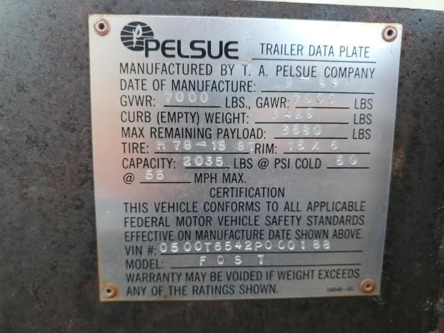 1988 Pelsue Fiber Optic Splicing Trailer