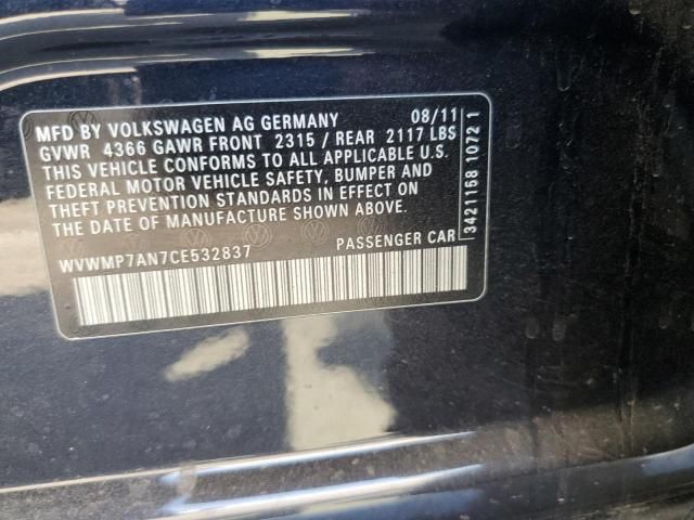 2012 Volkswagen CC Sport