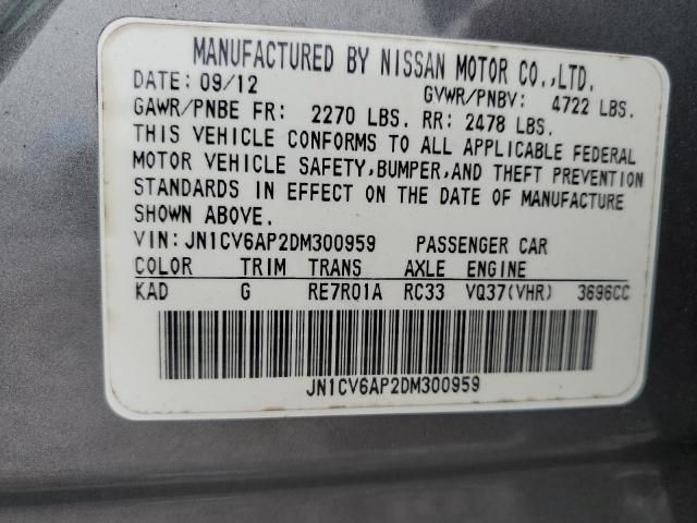 2013 Infiniti G37 Base