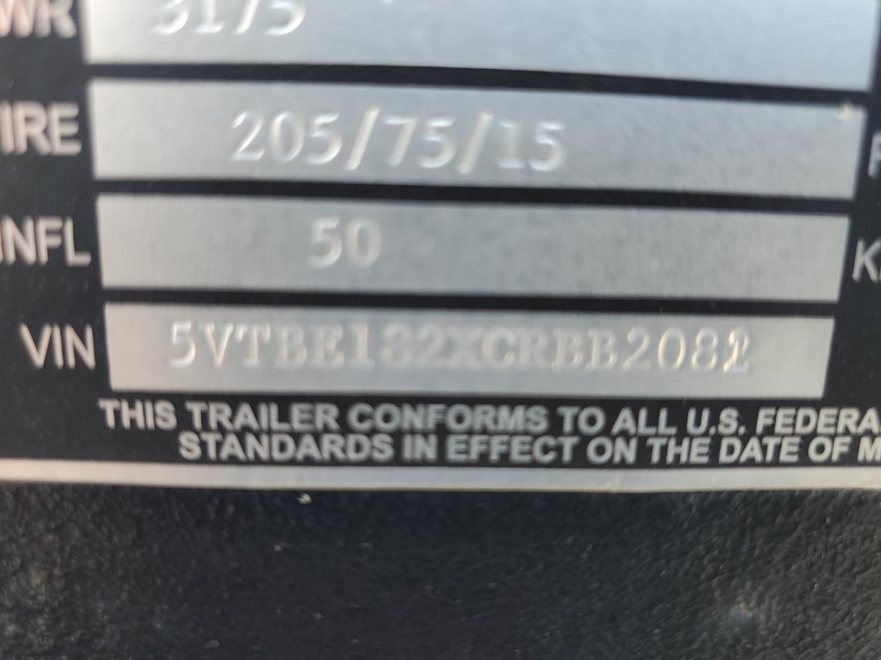 2012 Bye-Rite Utility Trailer