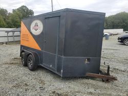 Salvage trucks for sale at Mebane, NC auction: 2017 Anvil AT7X12TA2 Enclosed Cargo Trailer