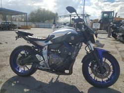 Salvage motorcycles for sale at Las Vegas, NV auction: 2015 Yamaha FZ07