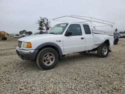 Salvage trucks for sale at San Martin, CA auction: 2002 Ford Ranger Super PU