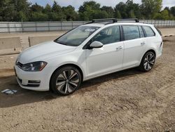 Volkswagen salvage cars for sale: 2015 Volkswagen Golf Sportwagen TDI S