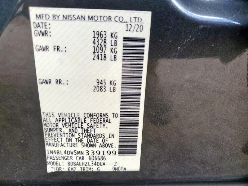 2021 Nissan Altima SV