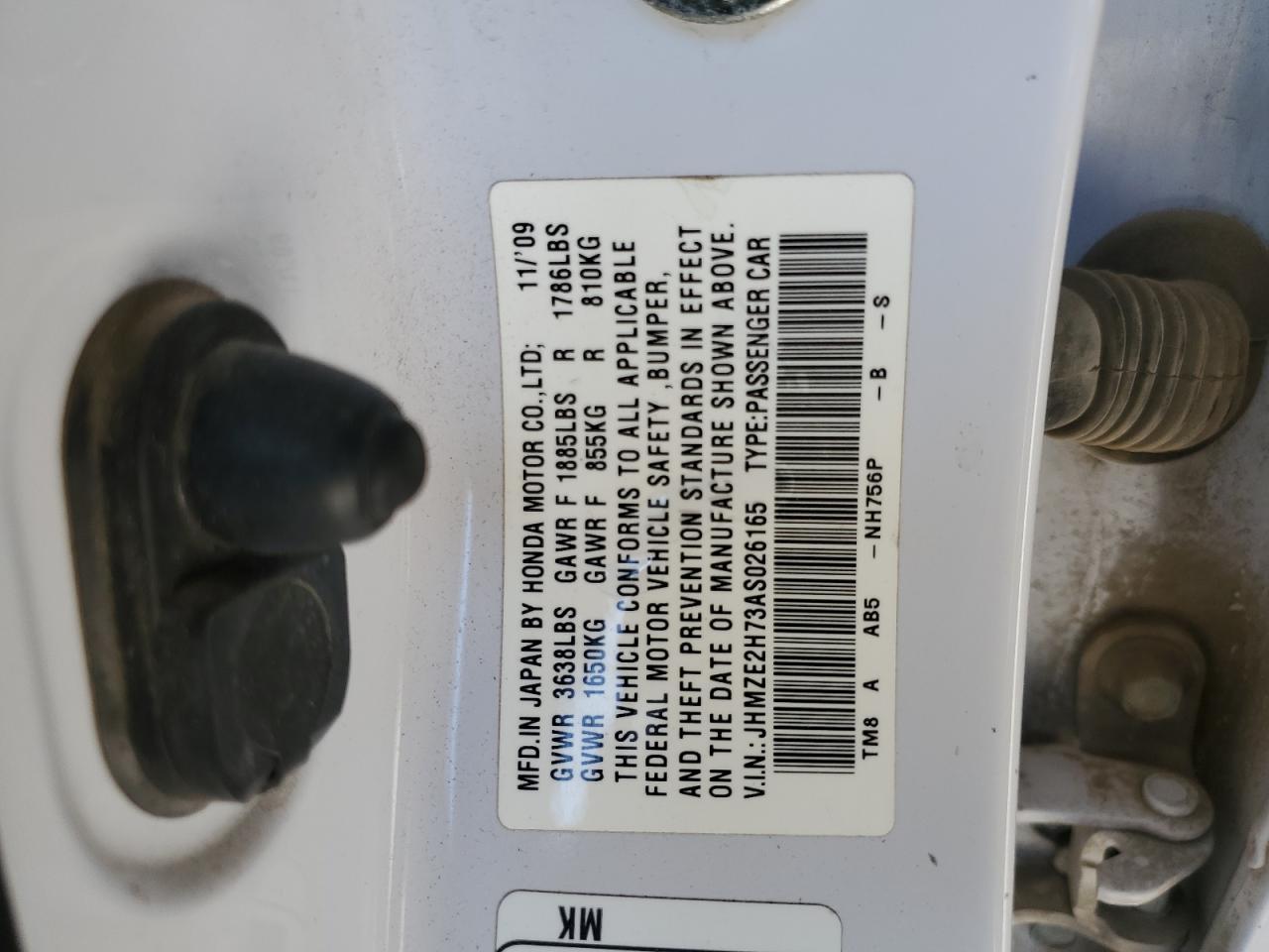 2010 Honda Insight ex