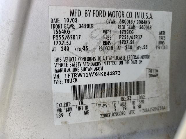 2004 Ford F150 Supercrew