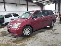 Honda salvage cars for sale: 2006 Honda Odyssey lx