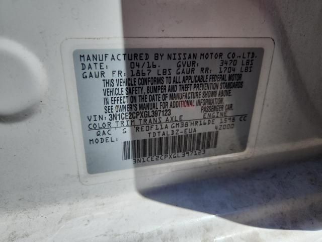 2016 Nissan Versa Note S