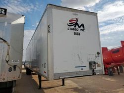 Salvage trucks for sale at Andrews, TX auction: 2016 Wabash Dvcvhpc DRY Van Trailer