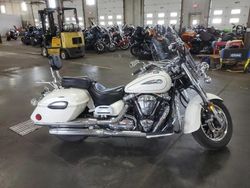 Salvage motorcycles for sale at Ham Lake, MN auction: 2012 Yamaha XV1700 AS