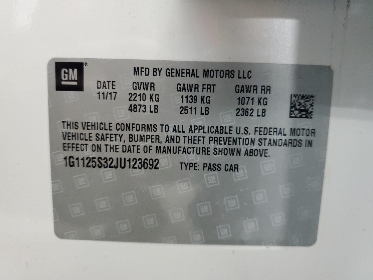2018 Chevrolet Impala Premier
