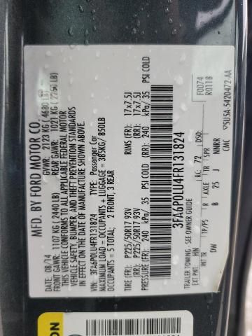 2015 Ford Fusion SE Hybrid